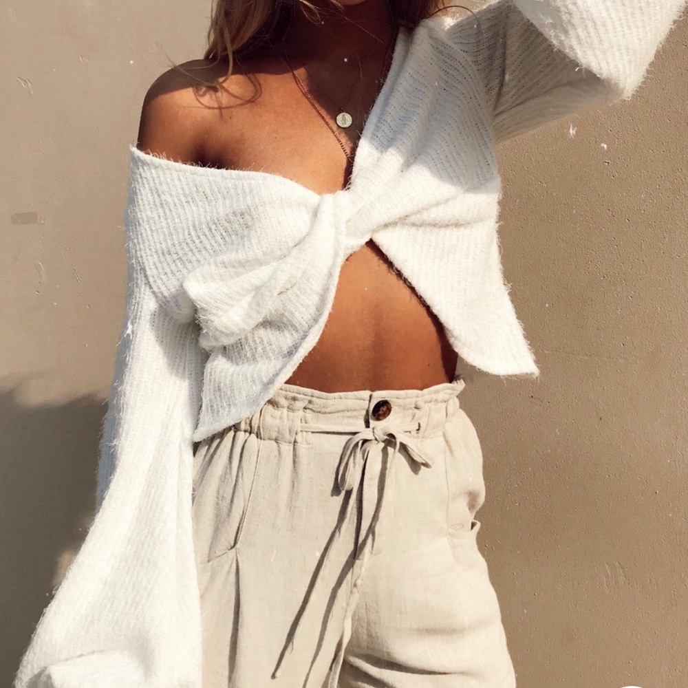 Princess Polly cropped sweater